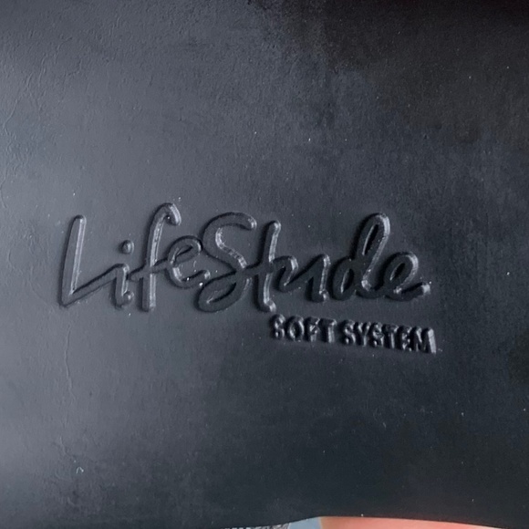 Silver Block Heel Sandal (NWOT) - Picture 4 of 13